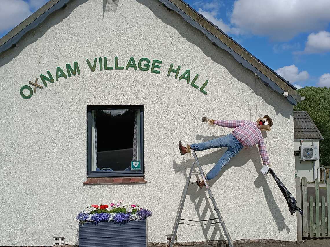 Oxnam Village Hall scarecrow 2026