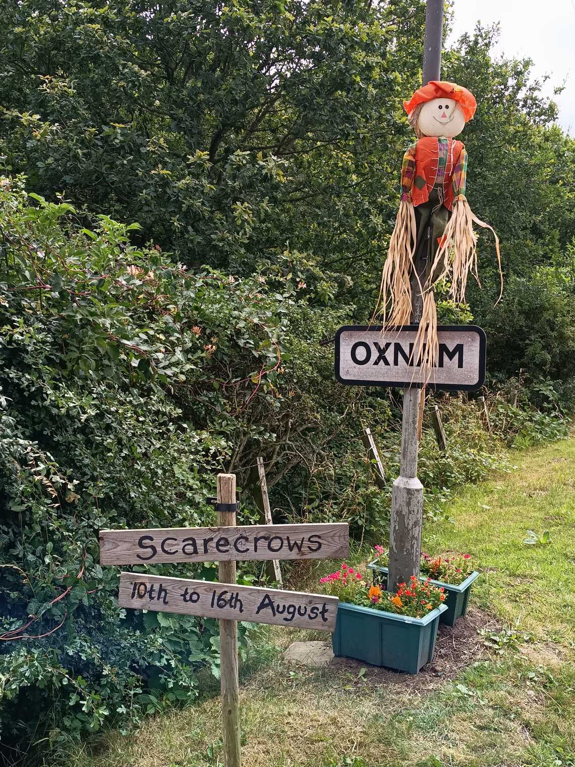 promoting Oxnam Scarecrow Festival 2026